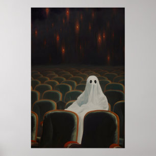Geist im Theater Kunstprint Spuky Broadway Poster