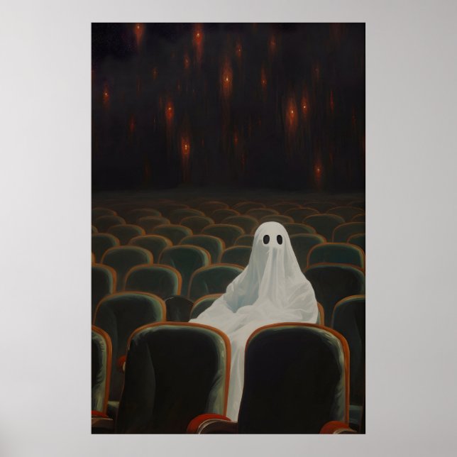 Geist im Theater Kunstprint Spuky Broadway Poster (Vorne)