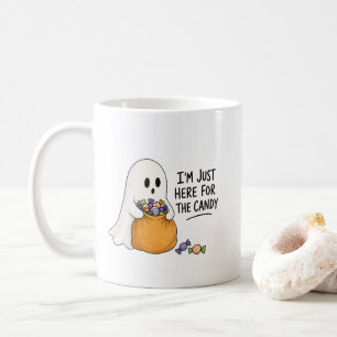 Geist ist nur hier für die Halloween Süßigkeiten I Kaffeetasse