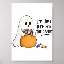Geist ist nur hier für die Halloween Süßigkeiten I