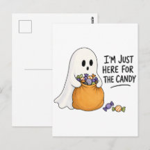 Geist ist nur hier für die Halloween Süßigkeiten I
