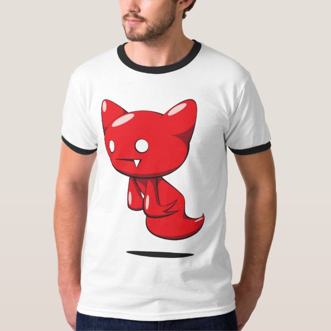 Geist-Katze T-Shirt (Vorderseite)