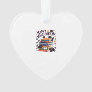 Geist Katzen Bücher Lesende Liebhaber Geschenke Ha Ornament