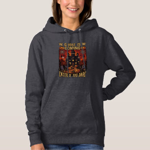 Geist kommt Halloween Spukhaus Kürbisse B Hoodie