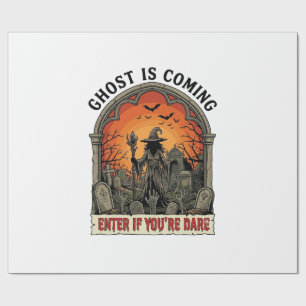 Geist kommt Hexe Friedhof Zombie Hände Hallo Geschenkpapier
