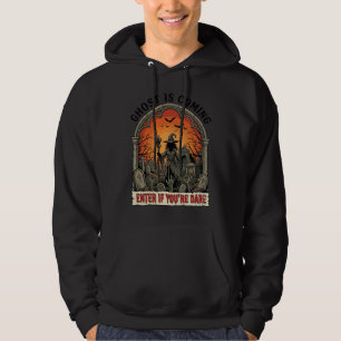 Geist kommt Hexe Friedhof Zombie Hände Hallo Hoodie