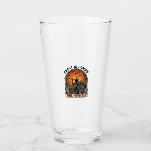 Geist kommt Hexen Friedhof Zombie Hände Hallo Glas (Vorderseite)