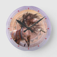 Geist-Kriegers-Wanduhr