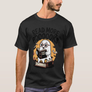 Geist Lies Mehr Büücher Lustiger Leser Gruselgesch T-Shirt