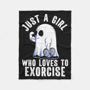 Geist lustiger Fitnessstudio-Workout Bodybuilding Fleecedecke