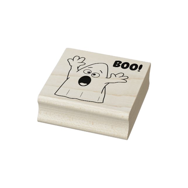 Geist mit Boo Gummistempel (Stempel)