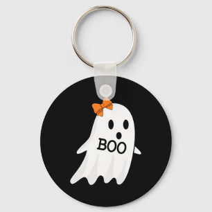 Geist mit Bow-Boo Halloween-Kostüm für Mädchen Kin Schlüsselanhänger