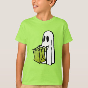 Geist mit Green Bag Trick oder Behandlung T-Shirt