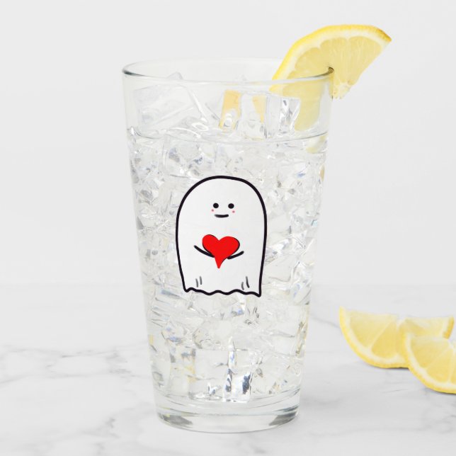 Geist mit Herz Glas (Rückseite Ice)