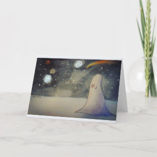 Geist mit Sternenkarte Karte