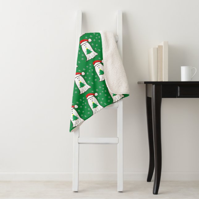 Geist mit Weihnachtsbaum Sherpadecke (Beispiel)