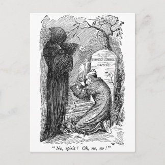 Geist nein! (mit Text) Postkarte