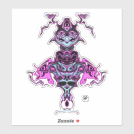 Geist (oder sehr seltsames Huhn) v2 Aufkleber