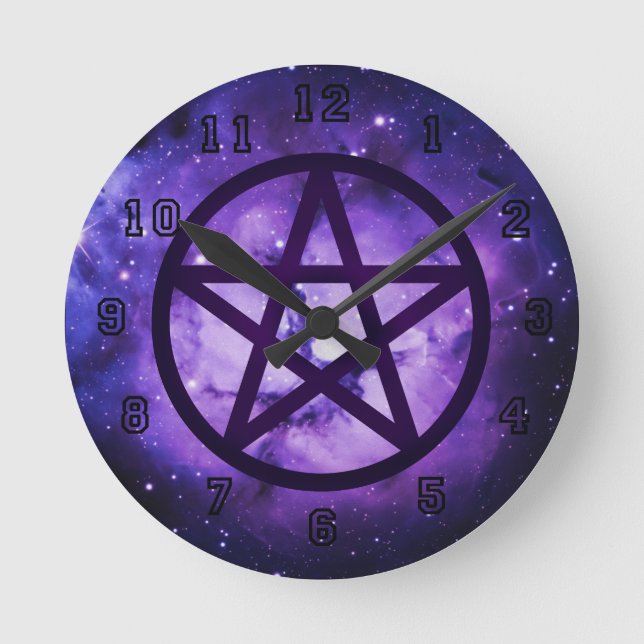 "Geist" Runde Wanduhr (Vorderseite)