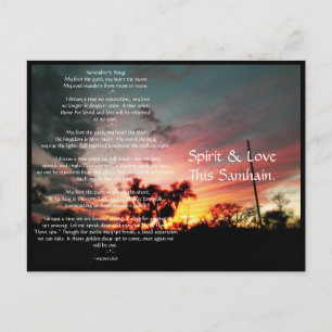 Geist Samhains Postkarte