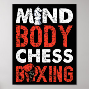 Geist Schach Boxing Pionate Spirit Poster