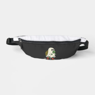 Geist Schildkröte Rollschuhe Halloween Design_1 Bauchtasche