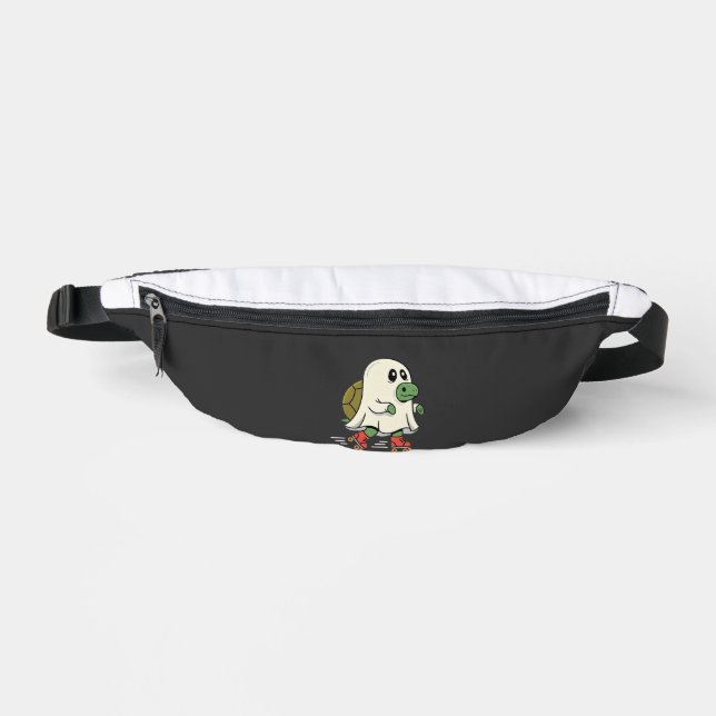 Geist Schildkröte Rollschuhe Halloween Design_1 Bauchtasche (Vorderseite)