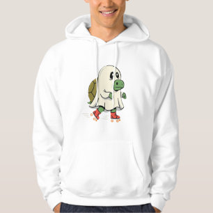 Geist Schildkröte Rollschuhe Halloween Design_1 Hoodie