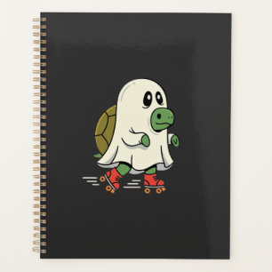 Geist Schildkröte Rollschuhe Halloween Design_1 Planer