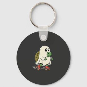 Geist Schildkröte Rollschuhe Halloween Design_1 Schlüsselanhänger