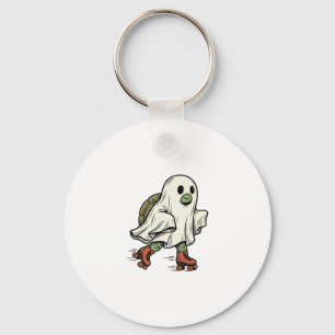 Geist Schildkröte Rollschuhfahren Vintage Hallowee Schlüsselanhänger