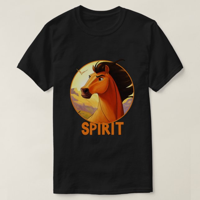 Geist-Stallion des Cimarron T-Shirt (Design vorne)
