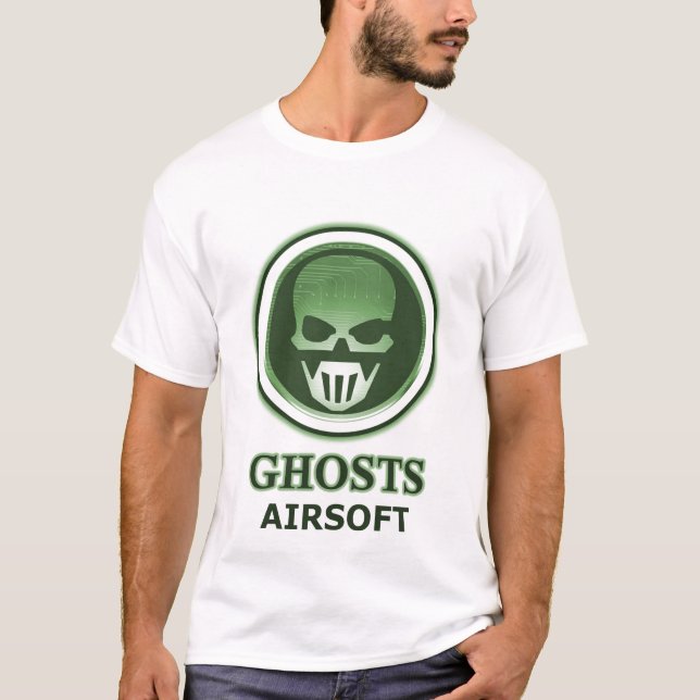 Geist-T-Shirt - Weiß T-Shirt (Vorderseite)