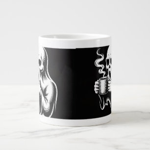 Geist-Tassen-Kunst-Design – Gruselig süße Hallowee Jumbo-Tasse