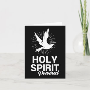 Geist-Taube Powered Christliche Geschenke Für Männ Karte