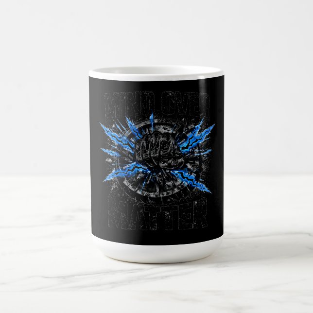 Geist über Materie – Mental-Toughness-Gym Kaffeetasse (Mittel)