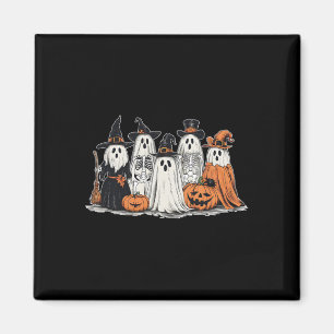 Geist und Freunde in Kostümen Herbst Jahreszeit Ha Magnet