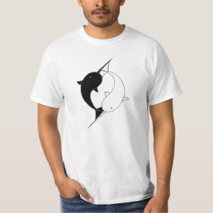 Geist und Ninja Narwhals T-Shirt