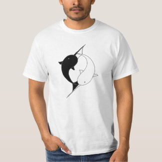 Geist und Ninja Narwhals T-Shirt