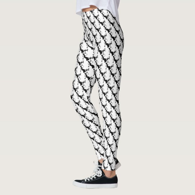 Geist und Schwarze Katzen Leggings (Links)