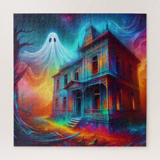 Geist und Spuk Haus Puzzle (Vertikal)