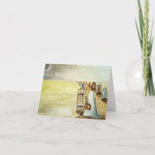 Geist- und Türkarte Dankeskarte