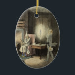 Geist-Verzierung Jakobs Marleys Keramik Ornament<br><div class="desc">Beschreibung der berühmten Szene vom des Dickens Klassiker.</div>