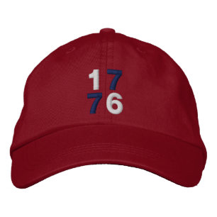 Geist von 1776 bestickte kappe
