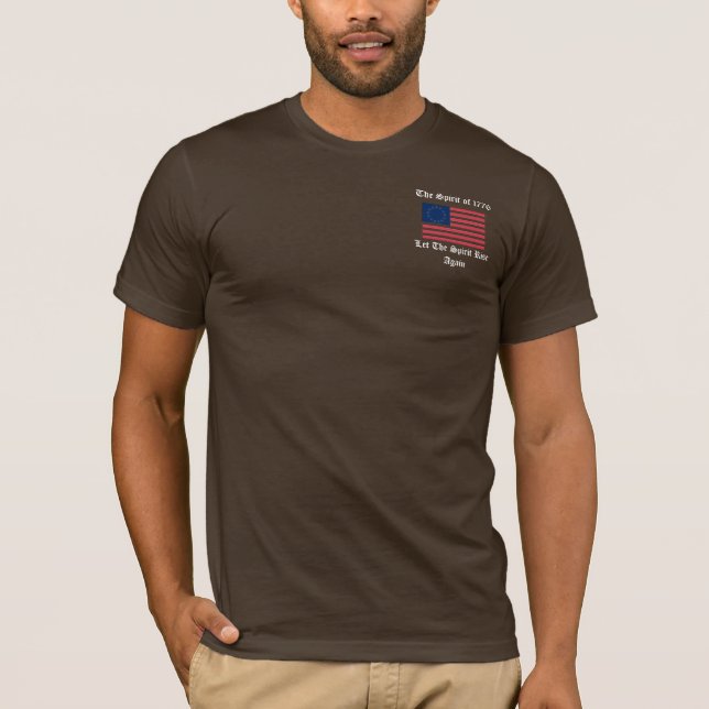 Geist von 1776 T-Shirt (Vorderseite)