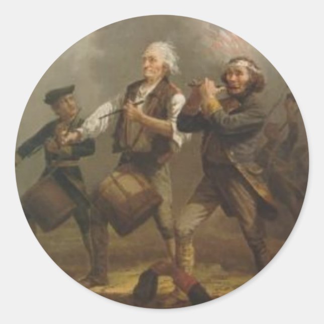 Geist von 76 runder aufkleber (Vorderseite)