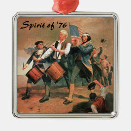 Geist von '76 silbernes ornament