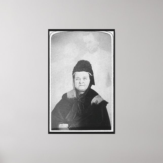 Geist von Abraham Lincoln mit Mary Lincoln 1869 Leinwanddruck (Vorderseite)