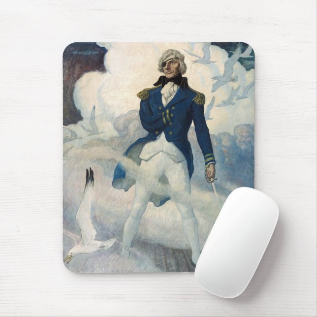 Geist von Admiral Nelson von Newell Convers Wyeth Mousepad (Mit Mouse)