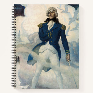 Geist von Admiral Nelson von Newell Convers Wyeth Notizbuch